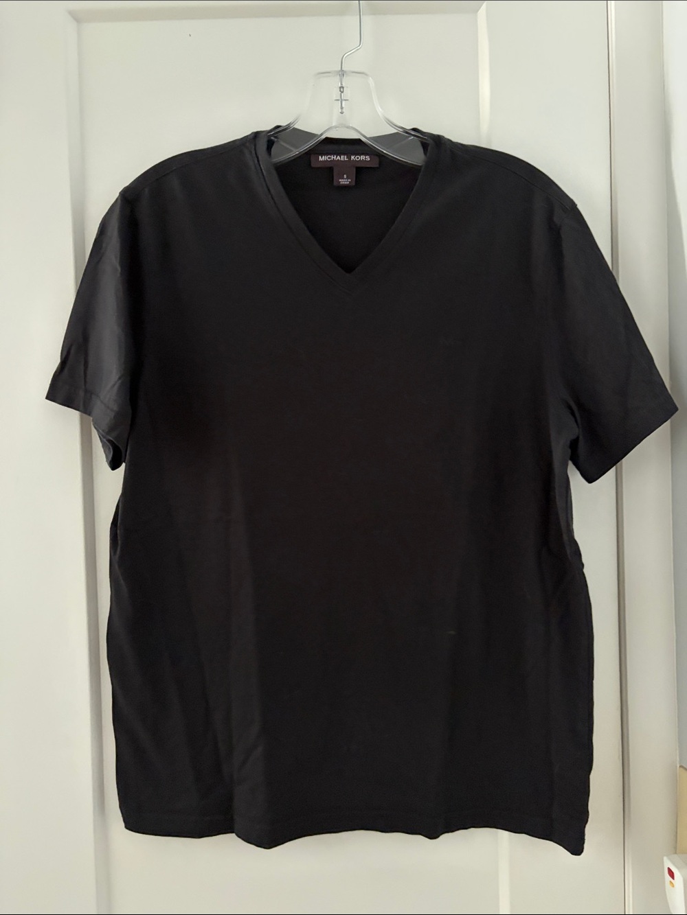 Michael Kors Men’s Black V-Neck Tee
